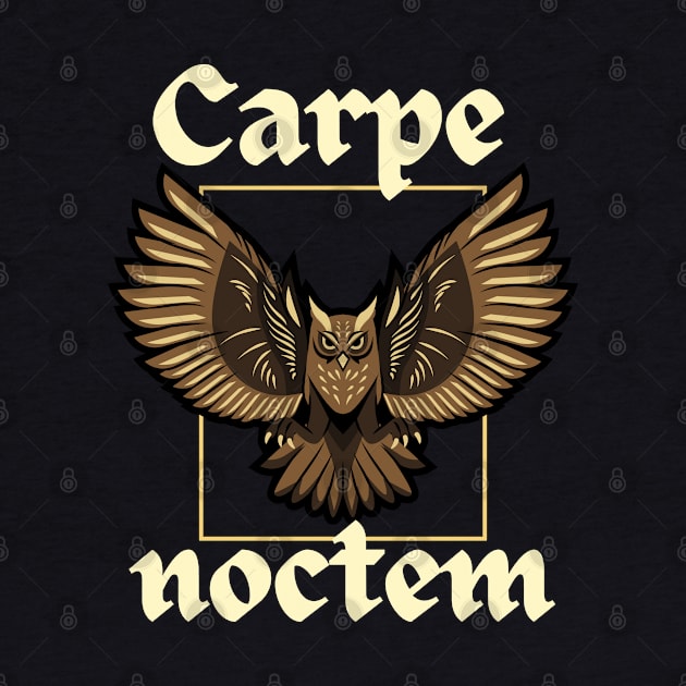 Carpe noctem Owl by artbleed